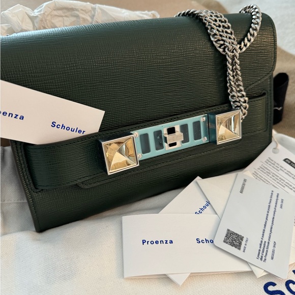 PROENZA SCHOULER
Chain PS11 textured-leather clutch - Picture 2 of 15